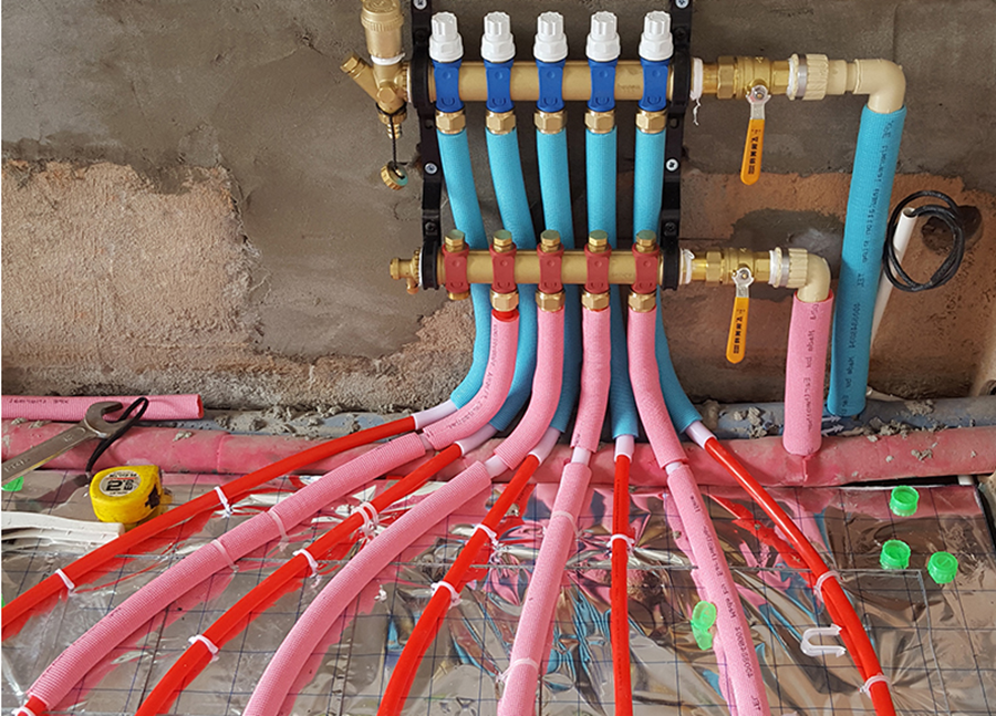 杏彩体育
 地暖 分集水器